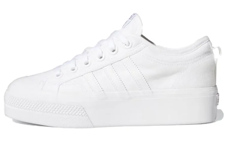 Adidas Originals Nizza Platform Triple White (women's)