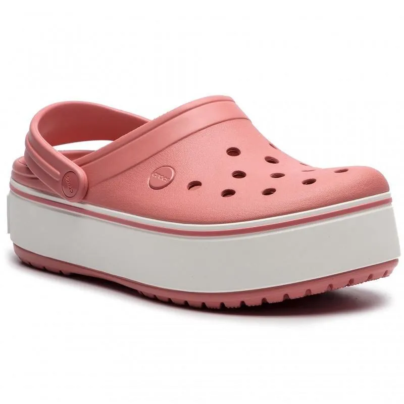 Authentic Crocs Crocband Platform Clog - Blossom/ White