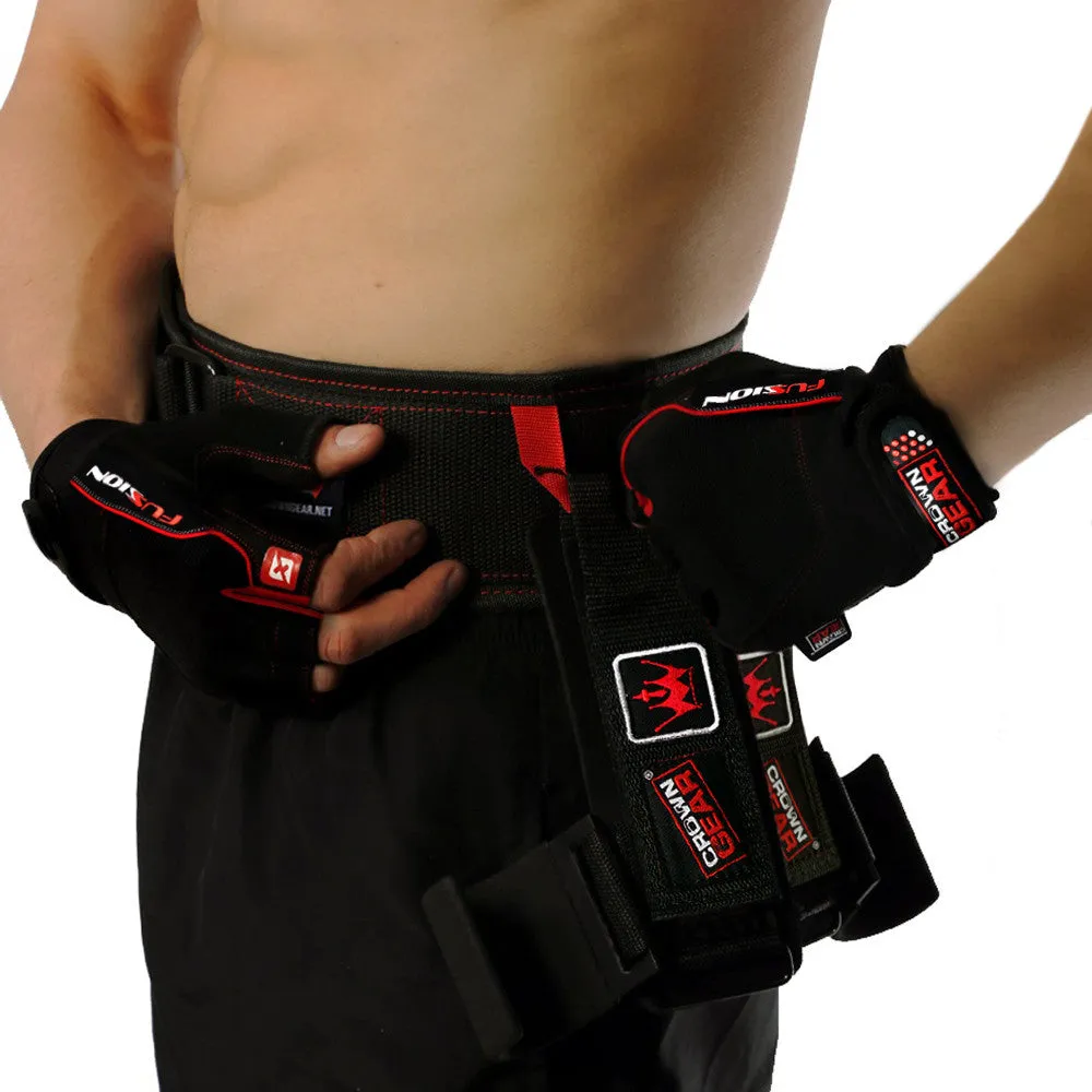 Crown Gear COMMANDER 4-Inch Weight Lifting Belt for Back Support