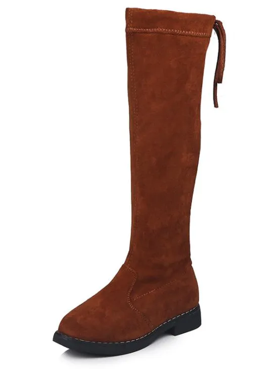 Knee High Zip-Up Boots By Liv and Mia