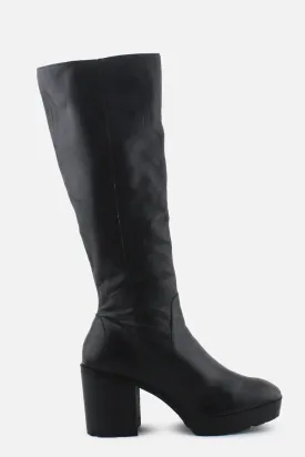 Lucky Brand Zipper Block Knee High Boots | 100% Authentic Leather