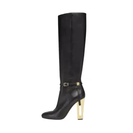 Pre Order:  Ankle Strap Spliced Sleeve Boots