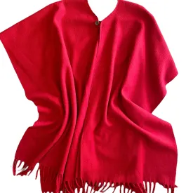 Red Fringed Cape