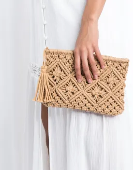 Relax By The Beach Crochet Clutch