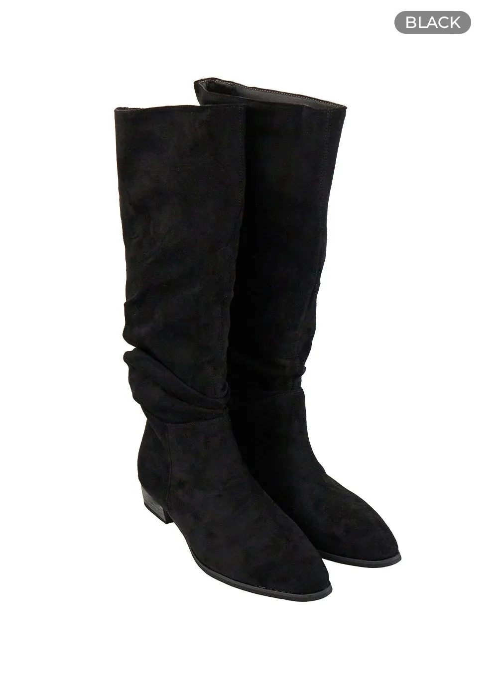 Solid Knee High Boots OL408