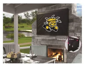 Wichita State Shockers Black Breathable Water Resistant Vinyl TV Cover